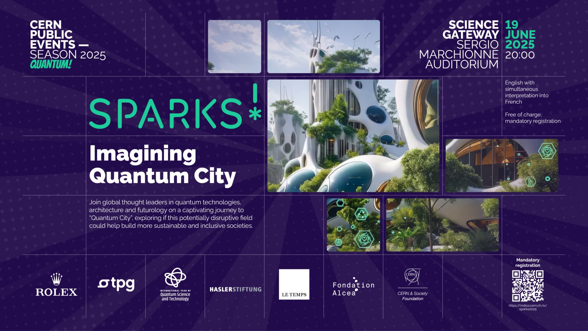 Sparks! 2025 event poster