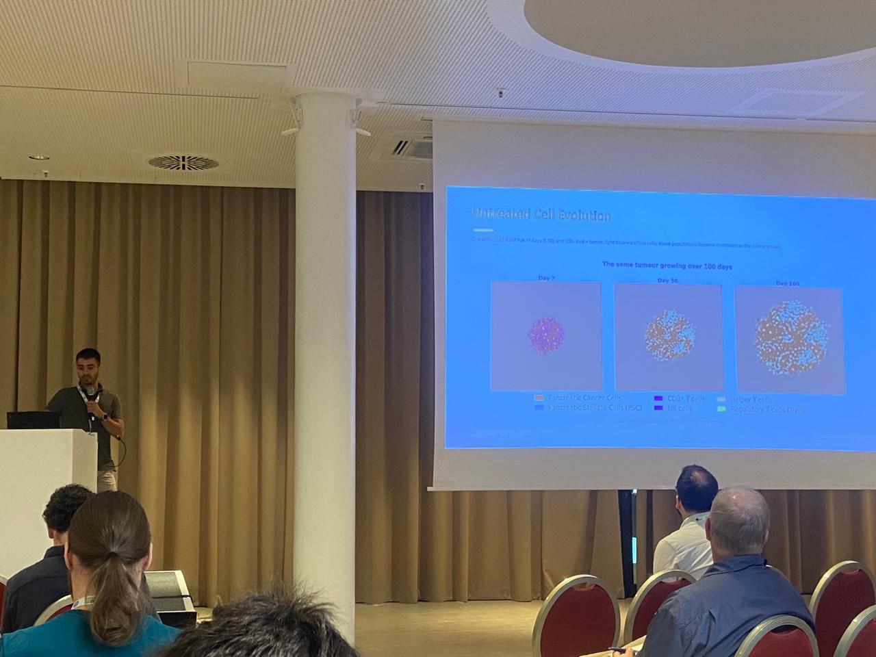 Présentation des travaux de recherche sur le cancer du pancréas menés à l’aide de BioDynaMo lors du congrès WCCM-ECCOMAS
